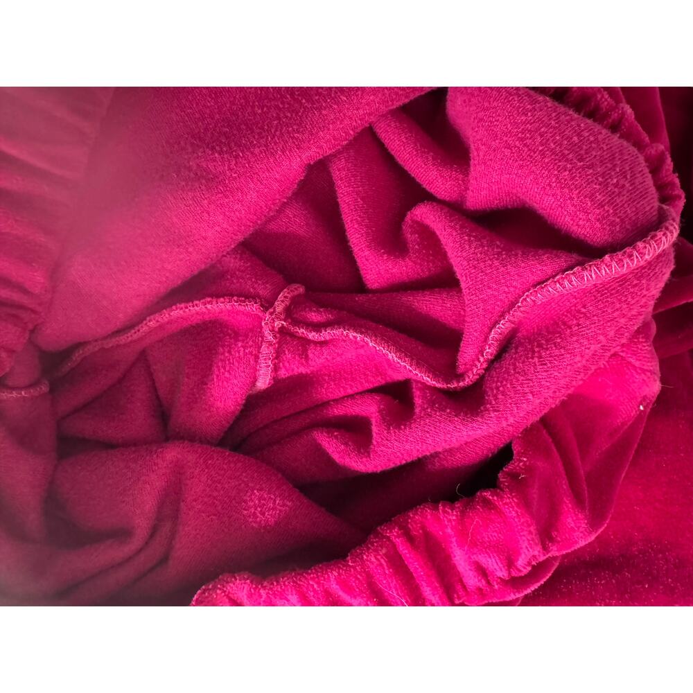 Vintage Velour Star Lounge Tracksuit Set Y2k USA Red Gold Silver Stars Size L - Picture 6 of 12